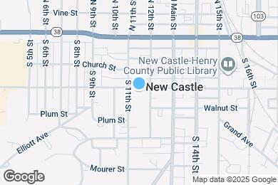 Map image of the property - 1117 Indiana Ave