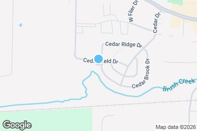 Map image of the property - 91 Cedar Ridge Dr