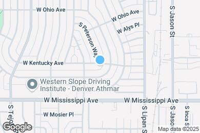Map image of the property - 1608 W Kentucky Ave