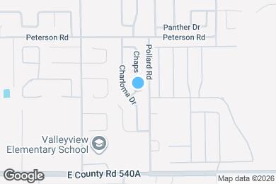 Map image of the property - 5970 Chaps Dr