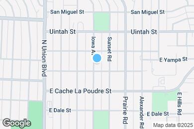 Map image of the property - 1015 Iowa Ave