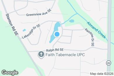 Map image of the property - 3001 Lakeridge Dr SE