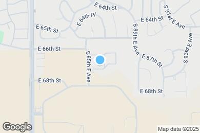 Map image of the property - 6502 S 83rd East Ave