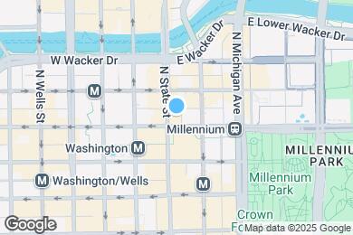 Map image of the property - 168 W Randolph St