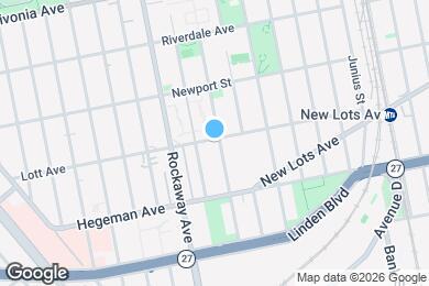 Map image of the property - 204 Lott Ave