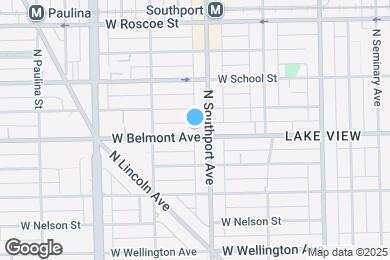 Map image of the property - 1410 W Belmont Ave