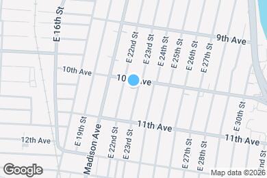 Map image of the property - 490 E 23rd St