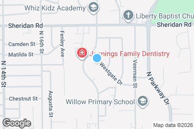 Map image of the property - 2006 Westgate Dr