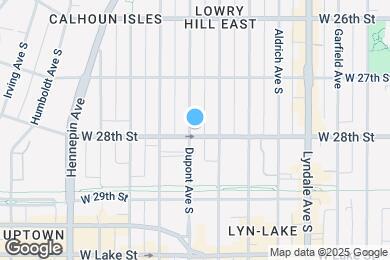 Map image of the property - 2747 DuPont Ave S