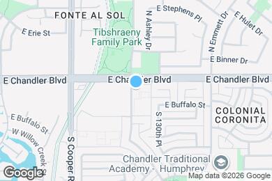 Map image of the property - 195 N Cottonwood St