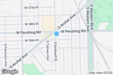 Map image of the property - 2558 W 39th Pl