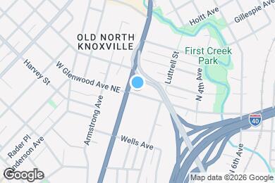 Map image of the property - 115 E Glenwood Ave