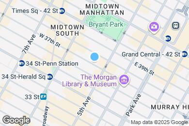 Map image of the property - 5 W 37th St