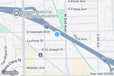 Map image of the property - 143 La Porte St