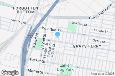 Map image of the property - 1342 S Stanley St