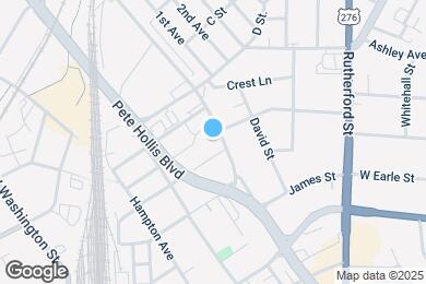 Map image of the property - 1215 Buncombe Rd