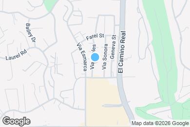 Map image of the property - 2164 Via Robles