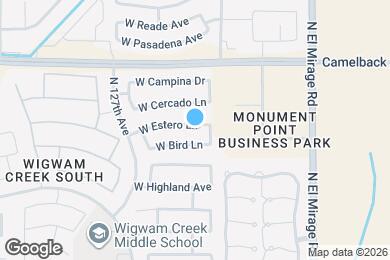 Map image of the property - 12519 W Estero Ln
