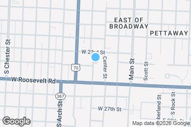 Map image of the property - 2323 S Spring St