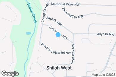 Map image of the property - 3845 Howard Dr NW