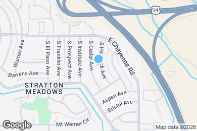 Map image of the property - 1924 S Hancock Ave