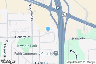 Map image of the property - 2845 Holiday Dr