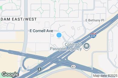 Map image of the property - 12504 E Cornell Ave