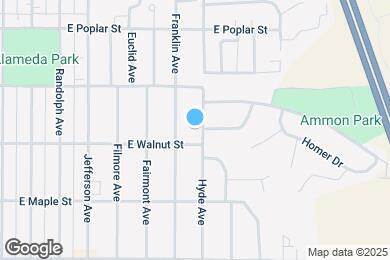 Map image of the property - 425 Hyde Ave