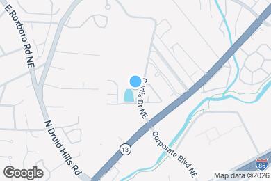 Map image of the property - 1244 Keys Lake Dr NE