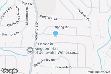 Map image of the property - 3453 Woods Dr