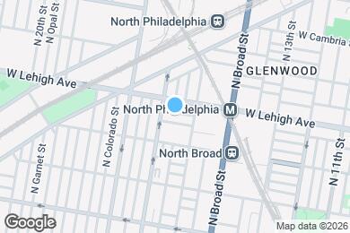 Map image of the property - 1530 W Oakdale St