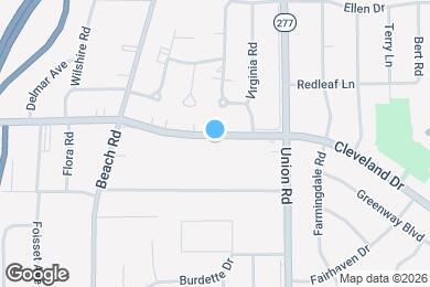 Map image of the property - 1145 Cleveland Dr