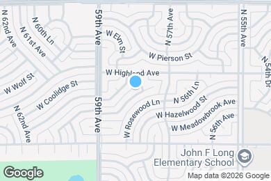 Map image of the property - 5802 W Coolidge St