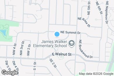 Map image of the property - 317 NE Lakeview Dr
