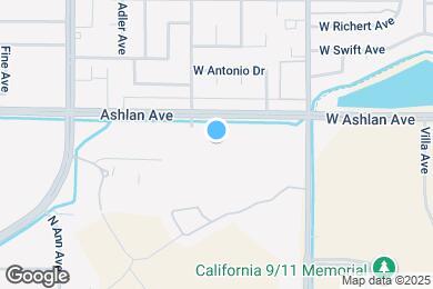 Map image of the property - 5118 E Ashlan Ave