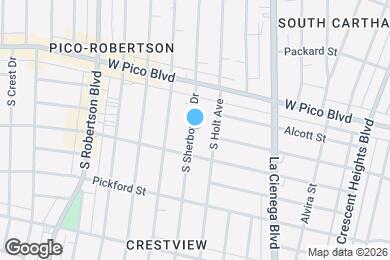 Map image of the property - 1452 S Sherbourne Dr