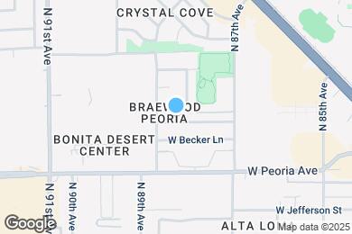Map image of the property - 8822 W Sahuaro Dr