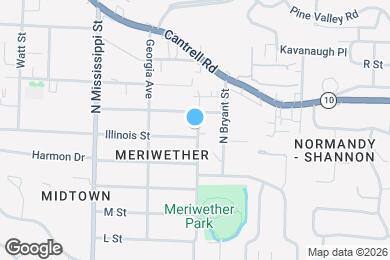 Map image of the property - 7202 Illinois St