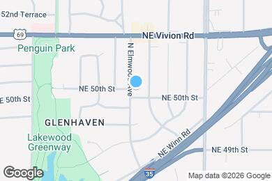 Map image of the property - 5005 N Elmwood Ave