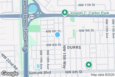 Map image of the property - 839 NW 16th Ter