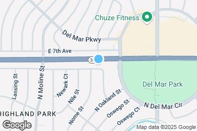 Map image of the property - 11735 E 6th Pl