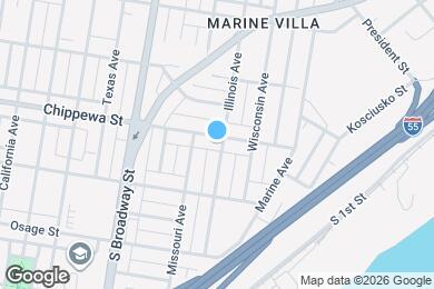 Map image of the property - 2102 Chippewa St