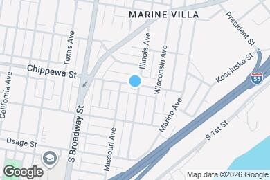 Map image of the property - 2104 Chippewa St