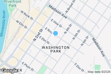 Map image of the property - 313 E Rock St