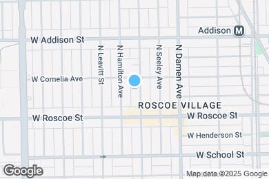 Map image of the property - 3442 N Hoyne Ave