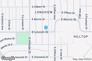 Map image of the property - 3416 E Lincoln