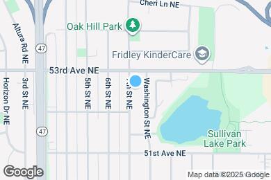 Map image of the property - 5231 7th St NE