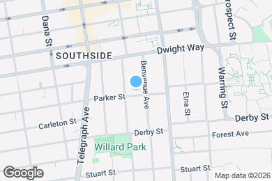 Map image of the property - 2615 Parker St