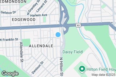 Map image of the property - 432 N Hilton St