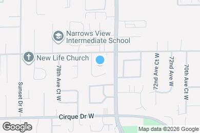 Map image of the property - 4419 76th Ave W